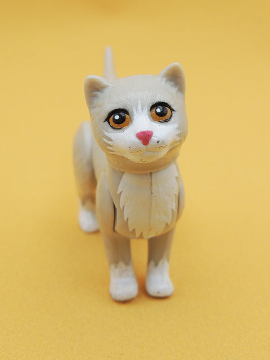 Barbie - Figurine Chat Gris Tête Mobile - Mattel Vintage 1995