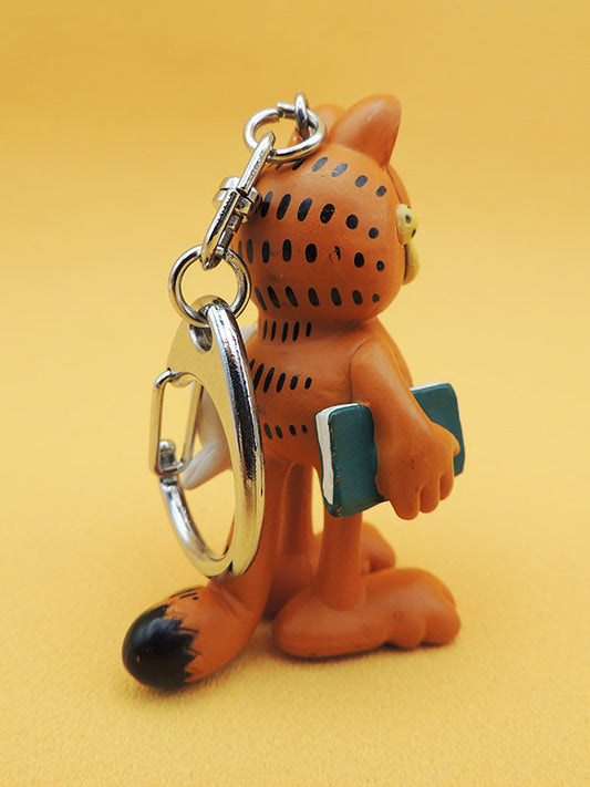 Garfield - En Route Pour Roupiller - Porte-Clé Plastoy Vintage