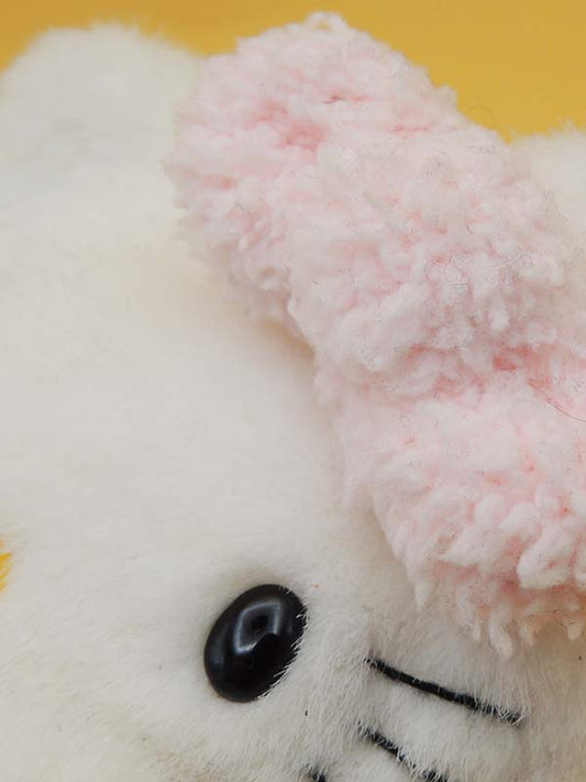 Hello Kitty - Porte Monnaie Peluche Blanc - Sanrio Vintage 2007