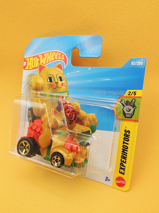 HOT WHEELS - Voiture Chat Japonais Maneki Neko Doré - Edition 2026