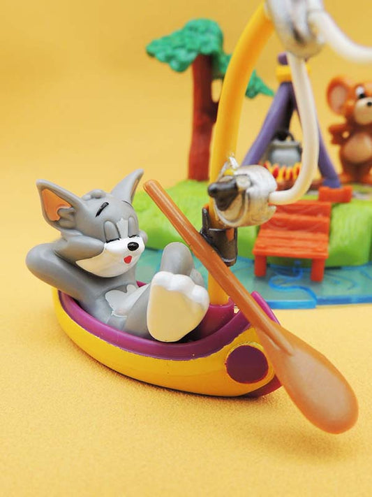 Kinder Maxi - Tom & Jerry Au Camping - Diorama Vintage 1998 Ferrero