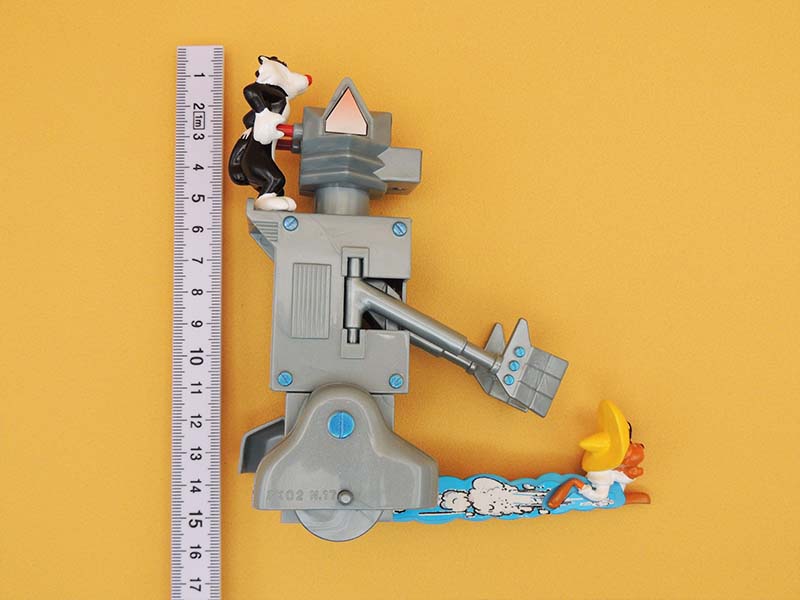 Kinder Maxi - Sylvestre Robot Chat - Jouet Mécanique Vintage 2002