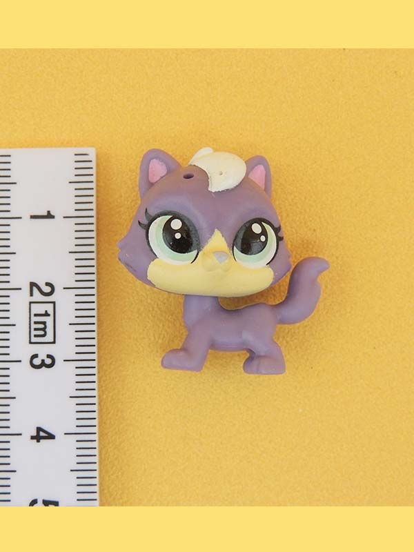 Littlest Pet Shop MINI - Chat Feisty Fluffball - #53 LPS Hasbro