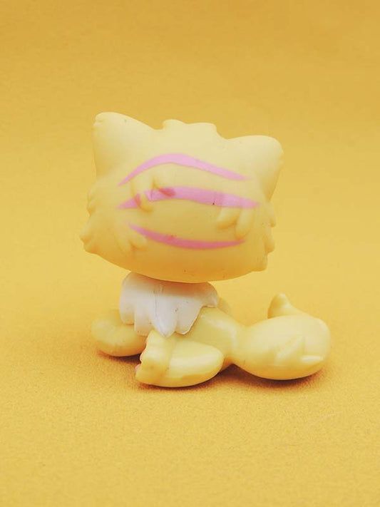 Littlest Pet Shop - Chat Persan Jaune Yeux Etoilés - #878 LPS Hasbro