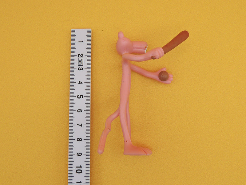 La Panthère Rose - Joueur de Baseball - Figurine Fil de Fer Vintage 70's 80's