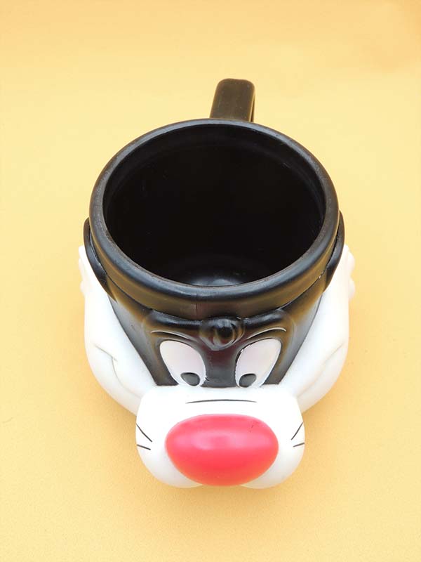 Sylvestre Le Chat - Grand Mug Tête de Chat - Vintage 1992