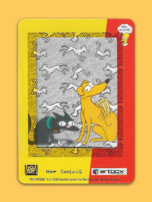 The Simpsons - Nuclear Family Pets N°44 - FilmCardz Series Artbox 2000