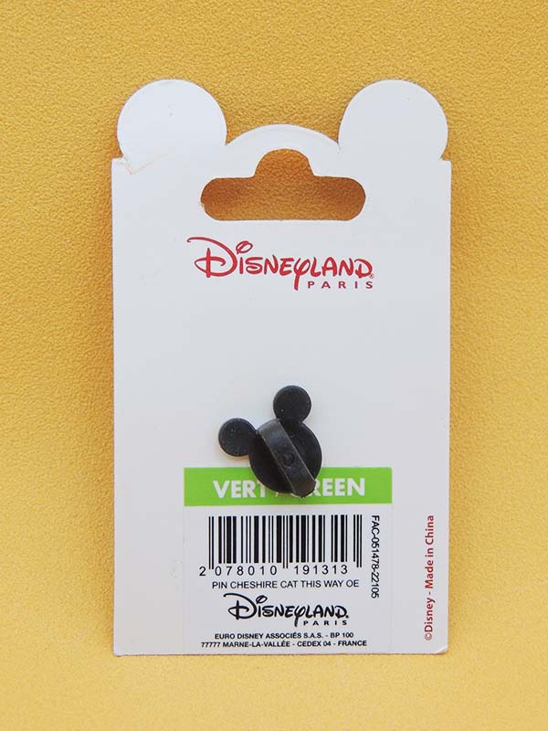 Chat du Cheshire This Way - Pin's Disneyland Paris