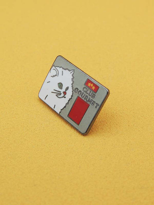 Club Gourmet Chat - Pin's Vintage Publicitaire