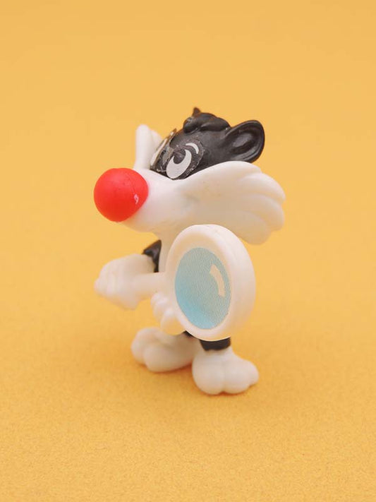 Sylvestre Junior & Loupe - Kinder Bugs Bunny & Co - Figurine 1991 Vintage