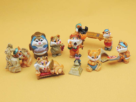Les Egyptochats - Lot 7 Figurines - Kinder Surprise Série de 1997