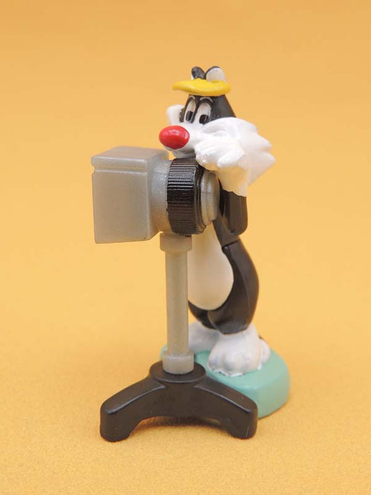 Sylvestre Chef Lumière - Kinder Looney Tunes Cinéma - Figurine 2002 Vintage