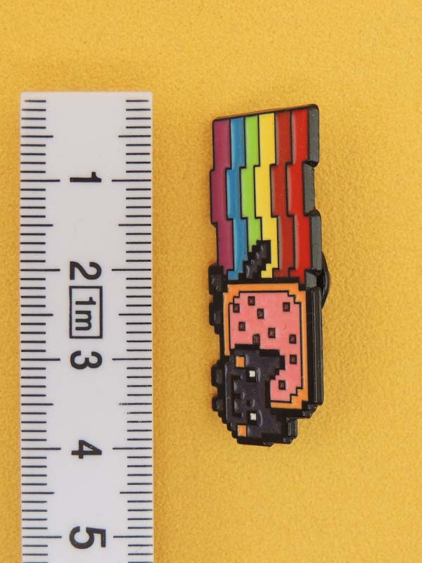 Nyan Cat Arc En Ciel - Pin's Kawaii Chat Internet Culte