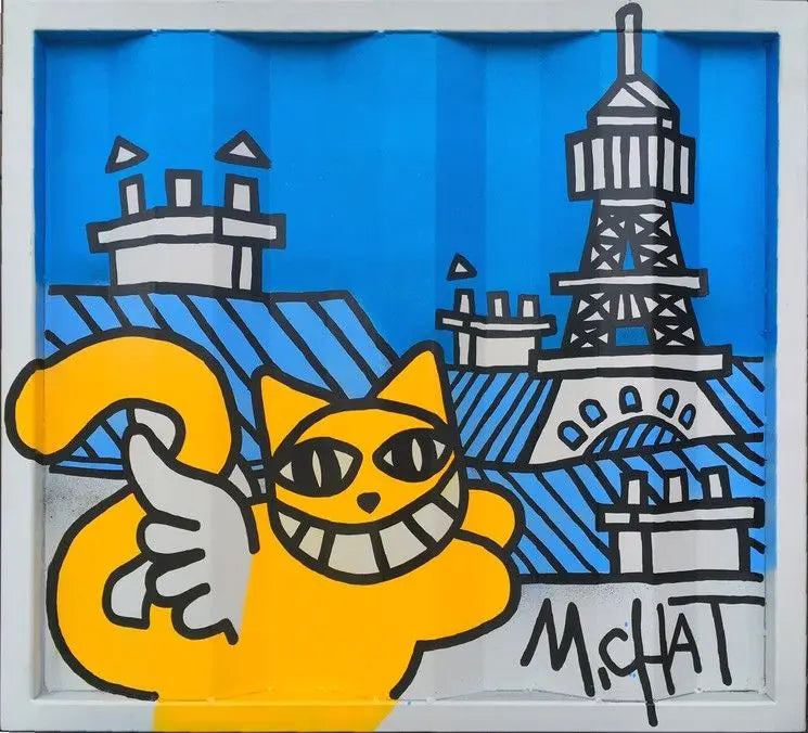 M. Chat : le graffiti qui fait sourire les murs
