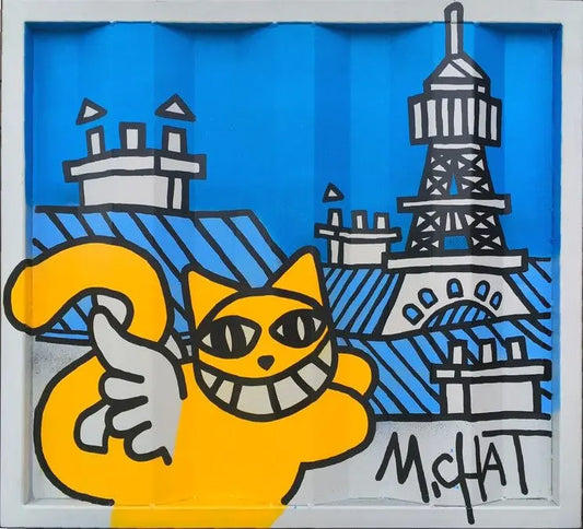 M. Chat : le graffiti qui fait sourire les murs
