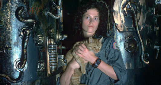 Ellen Ripley and Cat from Alien Movie