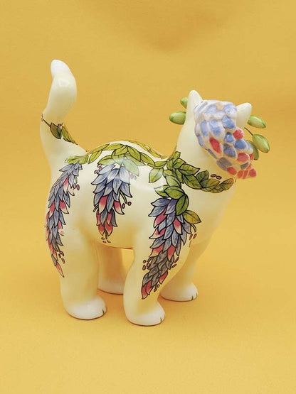 Chat Floral - Figurine Collector #15389 2004 - Amy Lacombe by Willitts Designs