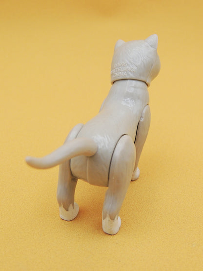 Barbie - Figurine Chat Gris Tête Mobile - Mattel Vintage 1995