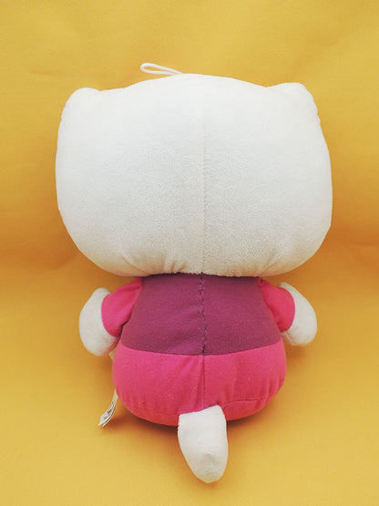 Chat Fleur Rose Hello Kitty - Grande Peluche 2011 Officielle 40cm