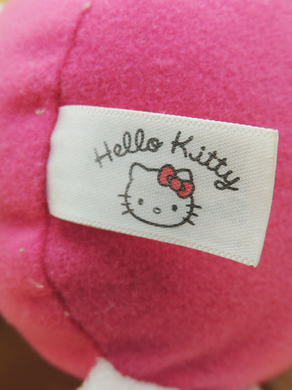 Chat Fleur Rose Hello Kitty - Grande Peluche 2011 Officielle 40cm