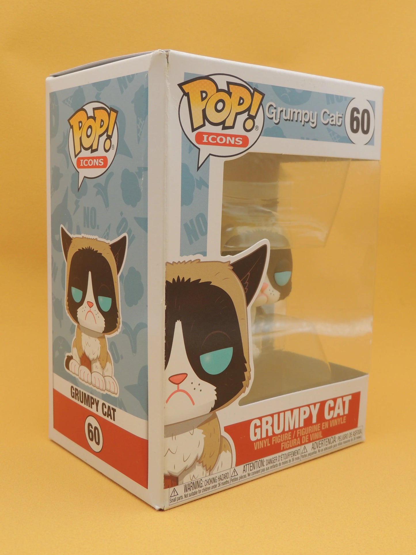 Grumpy Cat - Funko Pop -  Icons n°60 Figurine Vinyle Le Chat Délire