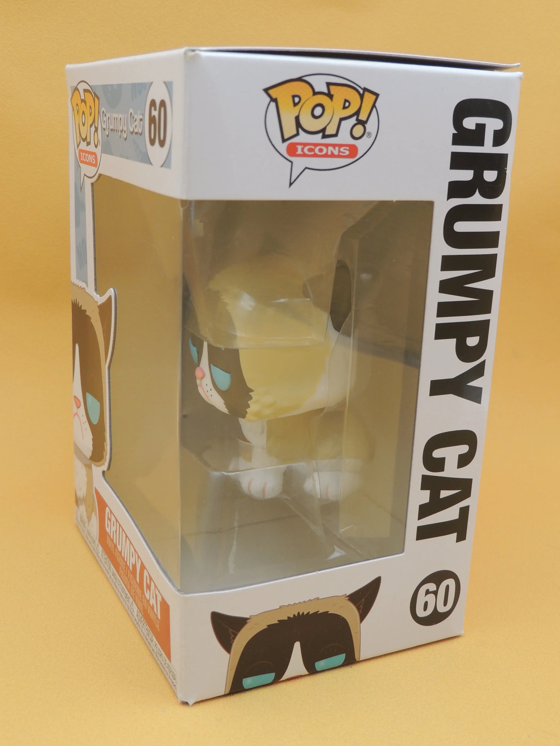 Grumpy Cat - Funko Pop -  Icons n°60 Figurine Vinyle Le Chat Délire