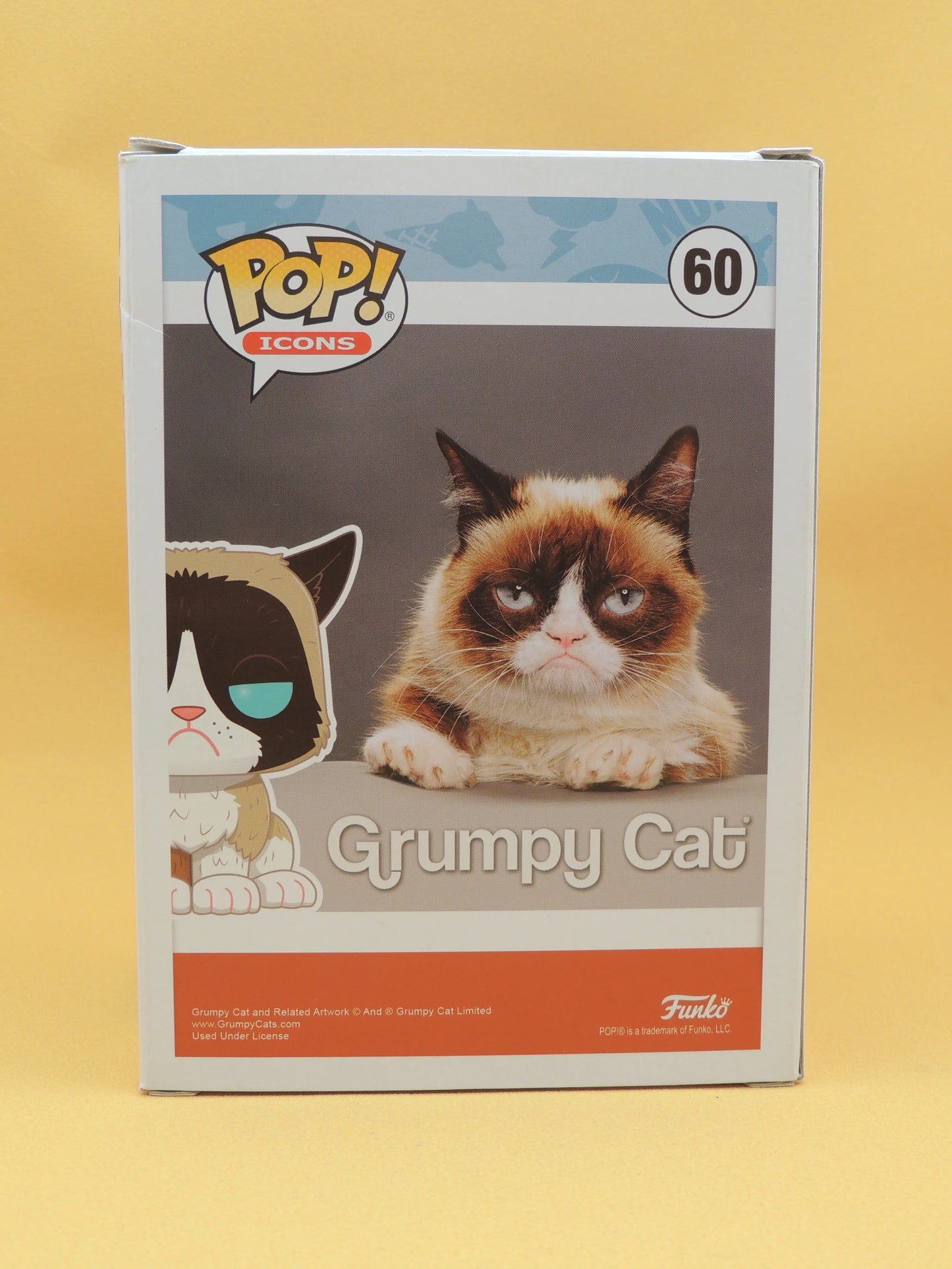 Grumpy Cat - Funko Pop -  Icons n°60 Figurine Vinyle Le Chat Délire