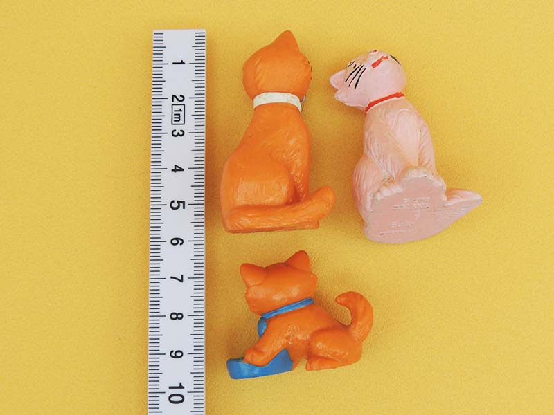 Disney - Lot 3 Chats - Figurines Les Aristochats - Bullyland 1982