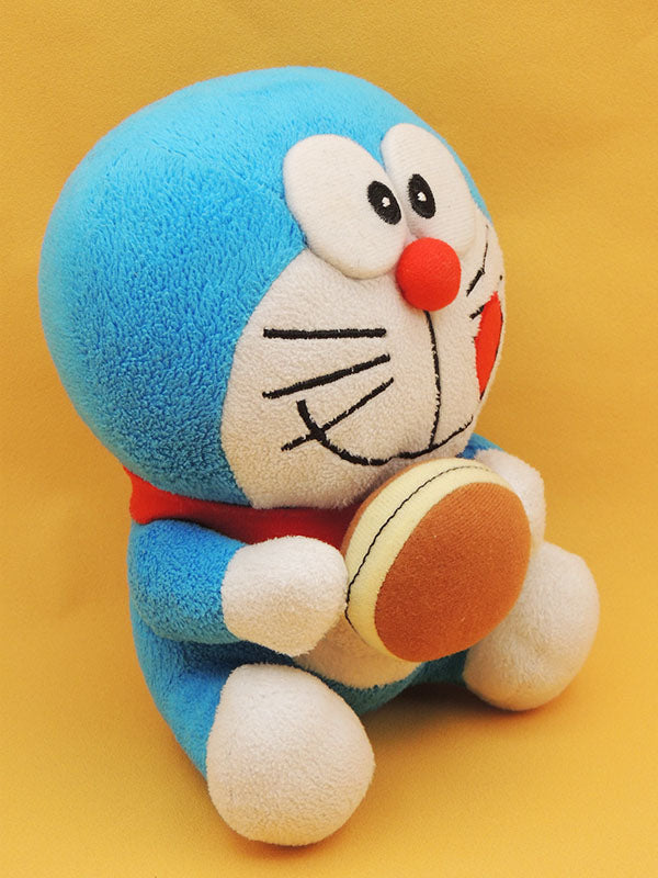 Doraemon et son Dorayaki - Peluche Chat Robot 25cm