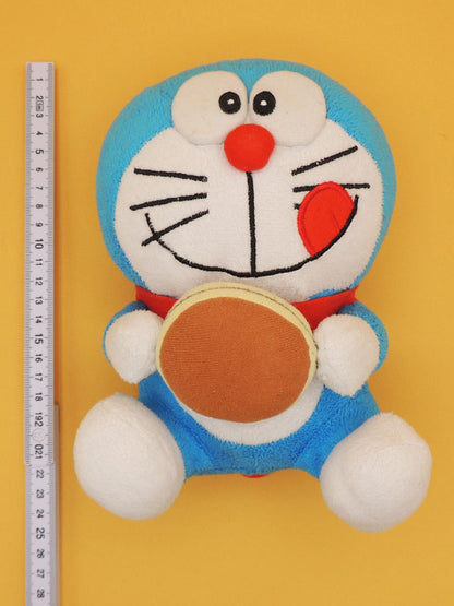 Doraemon et son Dorayaki - Peluche Chat Robot 25cm