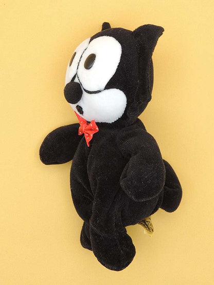 Félix Le Chat - Nœud Papillon Rouge Peluche Vintage - 18cm
