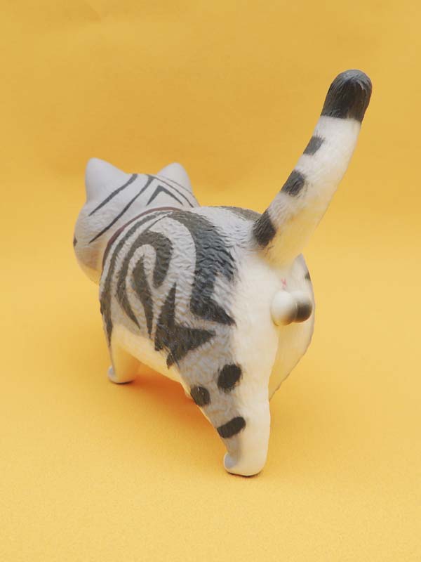 Figurine Chat Tête Ronde Actoys 14cm - Chat N°01 Kawaii