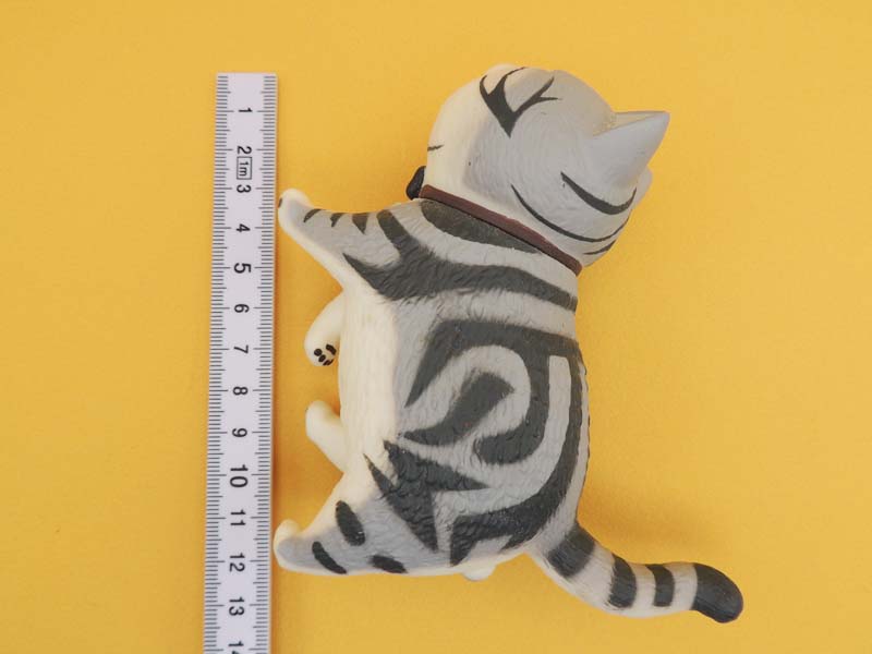 Figurine Chat Tête Ronde Actoys 14cm - Chat N°01 Kawaii