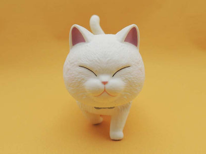 Figurine Chat Tête Ronde Actoys 14cm - Chat N°02 Kawaii