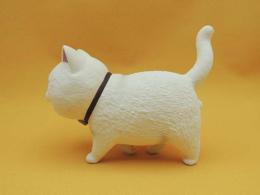 Figurine Chat Tête Ronde Actoys 14cm - Chat N°02 Kawaii
