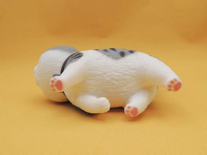 Figurine Chat Tête Ronde Actoys 14cm - Chat N°03 Kawaii