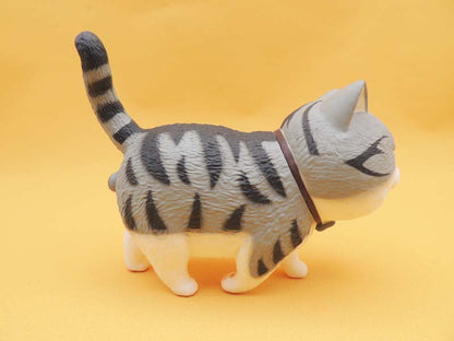 Figurine Chat Tête Ronde Actoys 14cm - Chat N°03 Kawaii