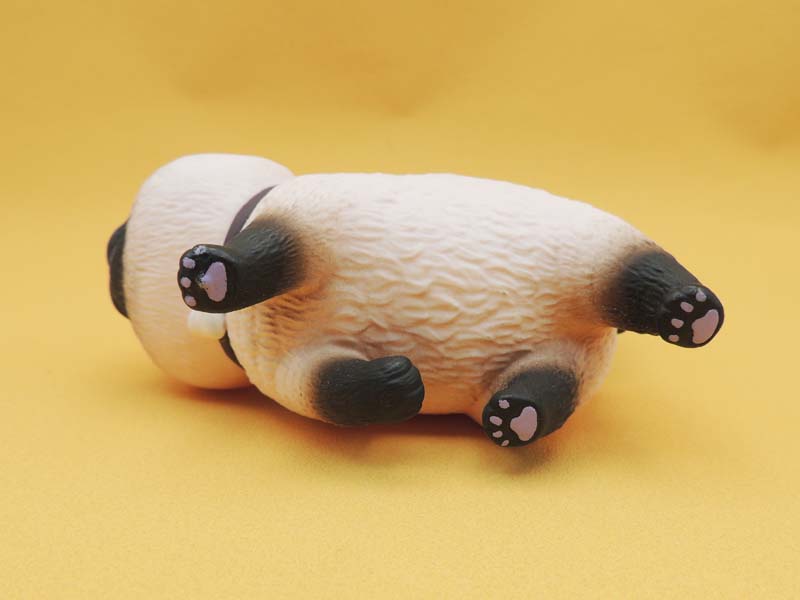 Figurine Chat Tête Ronde Actoys 14cm - Chat N°04 Kawaii