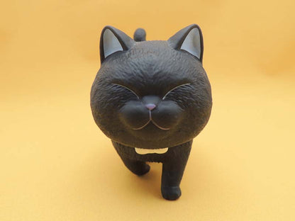 Figurine Chat Tête Ronde Actoys 14cm - Chat N°05 Kawaii