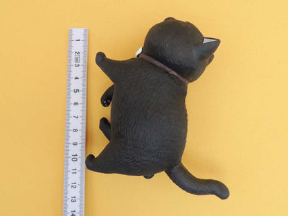 Figurine Chat Tête Ronde Actoys 14cm - Chat N°05 Kawaii