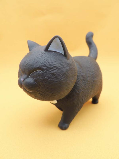 Figurine Chat Tête Ronde Actoys 14cm - Chat N°05 Kawaii