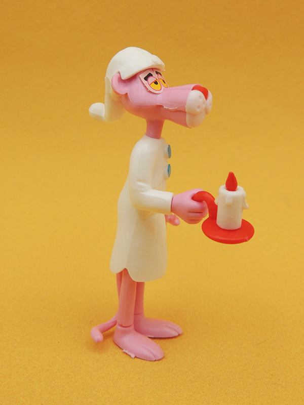 KINDER Surprise - Panthère Rose 1989 - N°05 Bougie Figurine Montable Vintage