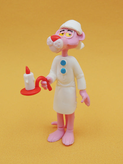 KINDER Surprise - Panthère Rose 1989 - N°05 Bougie Figurine Montable Vintage