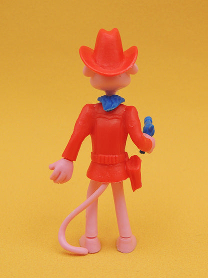 KINDER Surprise - Panthère Rose 1989 - N°03 Cowboy Figurine Montable Vintage