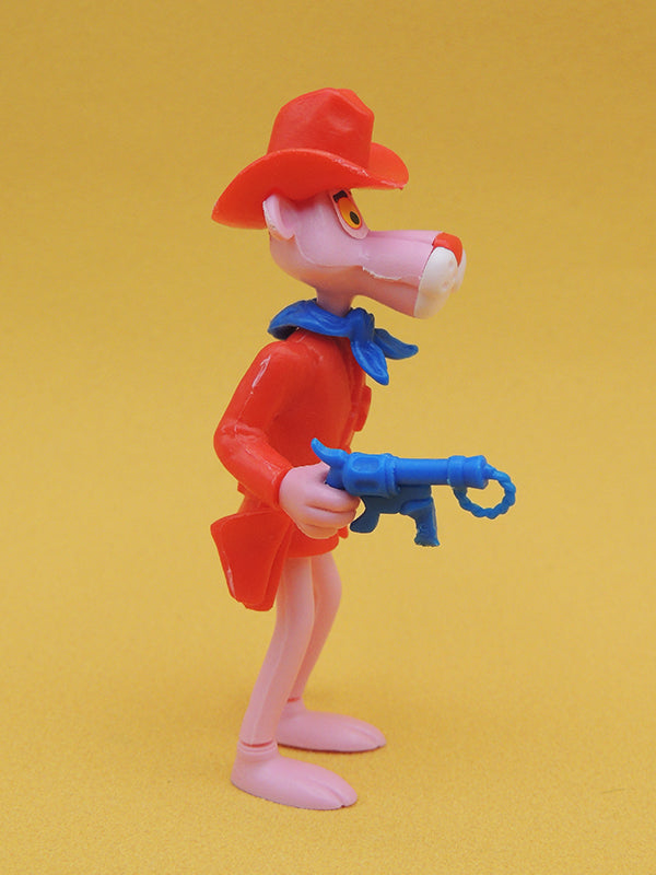 KINDER Surprise - Panthère Rose 1989 - N°03 Cowboy Figurine Montable Vintage