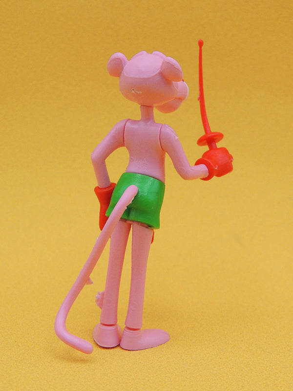KINDER Surprise - Panthère Rose 1989 - N°04 Escrime Figurine Montable Vintage