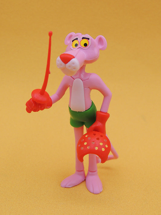 KINDER Surprise - Panthère Rose 1989 - N°04 Escrime Figurine Montable Vintage