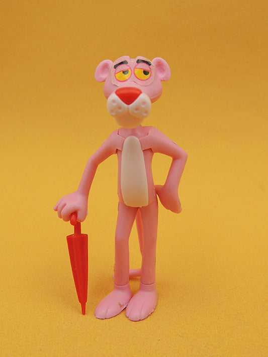 KINDER Surprise - Panthère Rose 1989 - N°01 Parapluie Figurine Montable Vintage