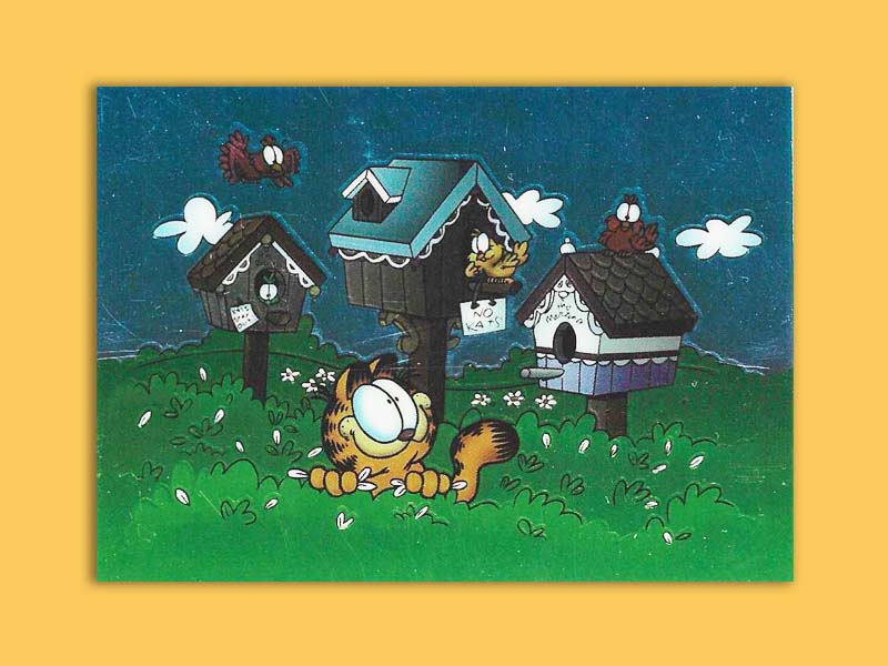 Garfield - Les Oiseaux N°6 - Chromium Trading Cards Series 2 - 1997