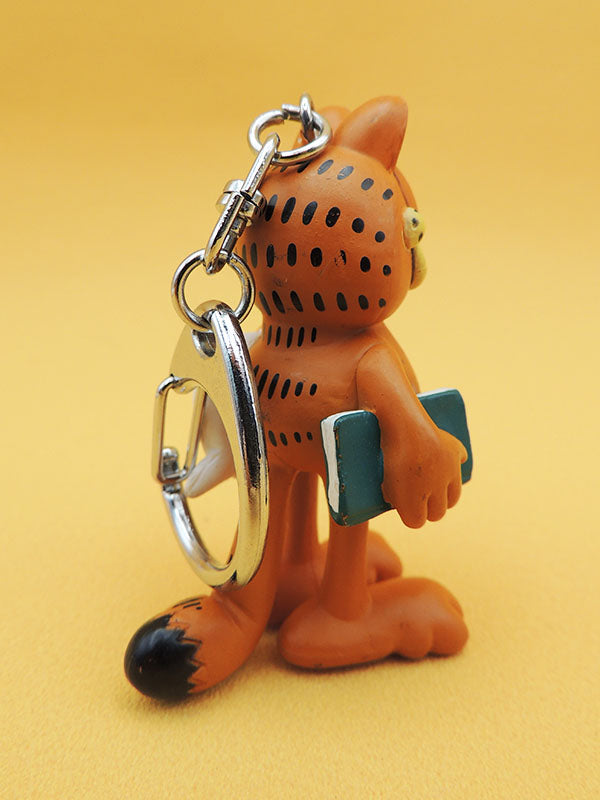 Garfield - En Route Pour Roupiller - Porte-Clé Plastoy Vintage